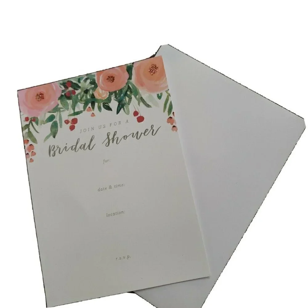 SPRITZ 𝅺60 Bridal Shower Invitations NEW IN PACKAGE  T30